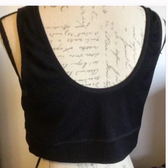Torrid Curve Rib Scoop Bralette Size 3 Black - Picture 4 of 7